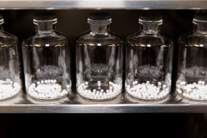 Figure 1: Lyobeads stored in vials